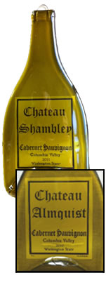 Vineyard Designs Personalized Cheese Boards Label Chateau Smith