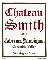 Vineyard Designs Personalized Cheese Board Everyday Label Chateau Smith