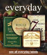 Vineyard Designs Personalized Cheese Board Everyday Label