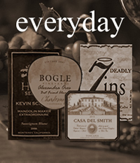 Vineyard Designs Personalized Cheese Board Everyday Label