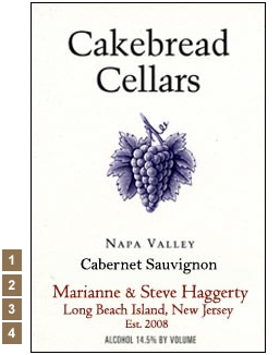 Vineyard Designs Personalized Cheese Boards Label Cakebread