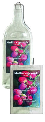Vineyard Designs Personalized Cheese Boards Fun Label Purple Grapes