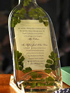 Vineyard Designs Wine Bottle Wedding Invitation Cheese Boards Ferns Style