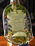 Vineyard Designs Wine Bottle Wedding Invitation Cheese Boards Formal Style