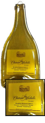 Vineyard Designs Personalized Cheese Boards Label Chateau St. Michelle