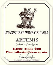Vineyard Designs Personalized Cheese Board Fine Label Stag's Leap