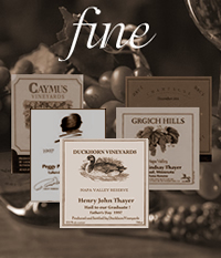 Vineyard Designs Personalized Cheese Board Fine Label