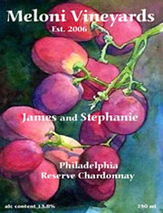 Vineyard Designs Personalized Cheese Board Fun Label Purple Grapes